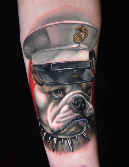 Tattoos - Chesty, Marine Bulldog - 134990